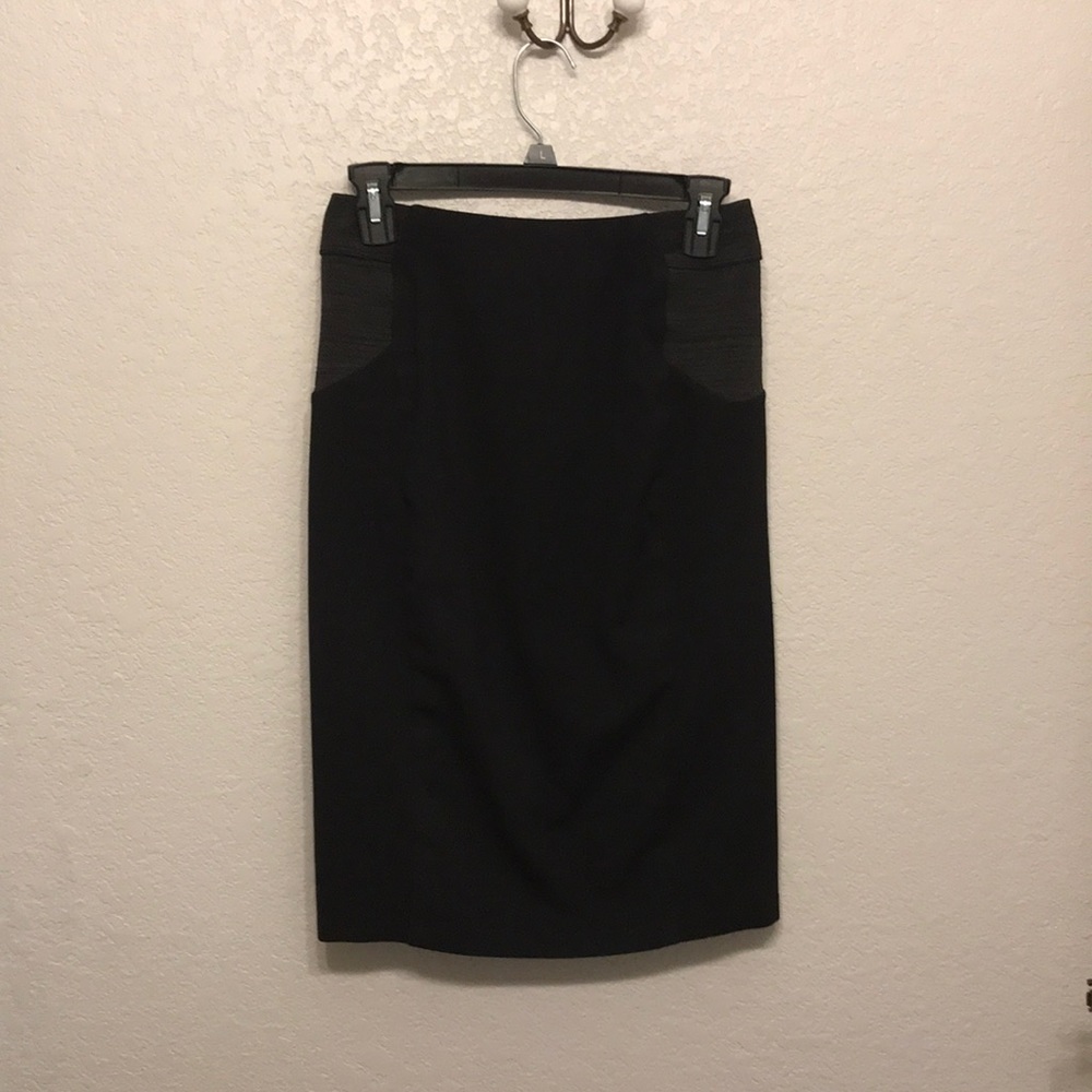 Black pencil skirt